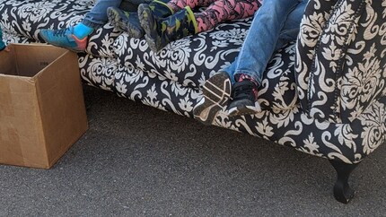 It really was a picture of a sofa.