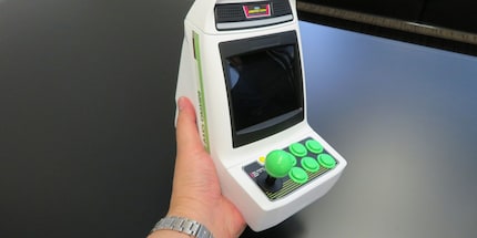 Retro arcade handheld: This is what the new Sega Astro City Mini looks like.