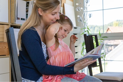 Ob die Tochter auch mal ein Buch schreiben wird?