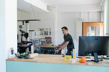Pistachio as a colour can also be found on the counter