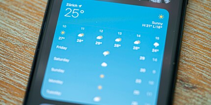 Functional: the weather widget.