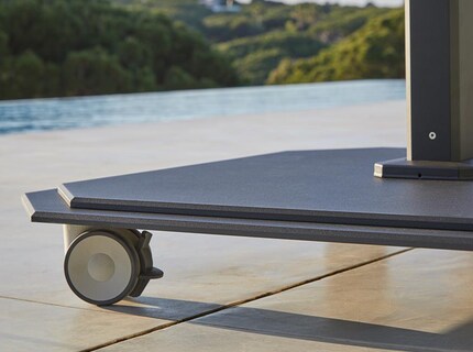 Rollen sind ein guter Weg, um den Untergrund vor Spuren zu schützen. Bild: Hunn