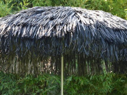 Mit den Jahren werden die Designs von Sonnenschirmen immer ausgefallener und entfernen sich vom klassischen Streifenmuster. Jan Kurtz