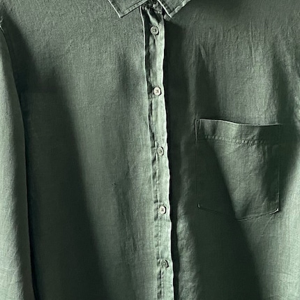 ...after. I wouldn't have achieved the same result with a conventional iron, as creases on linen are difficult to remove.