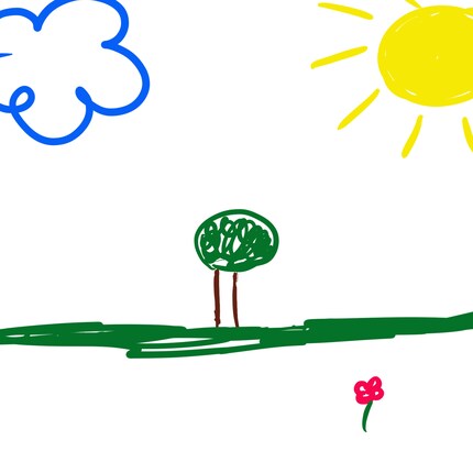 Rough sketch: the shot from a normal lens...