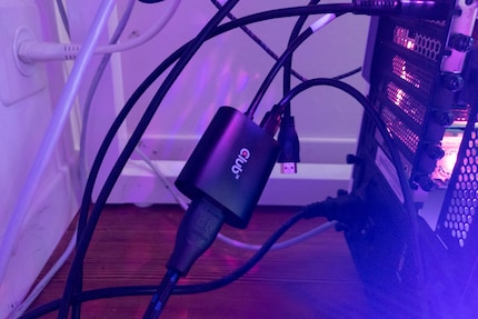 Für 65 Franken gibt es einen Adapter für Displayport.