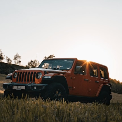 Der Kühlergrill ist eines der Markenzeichen Jeeps