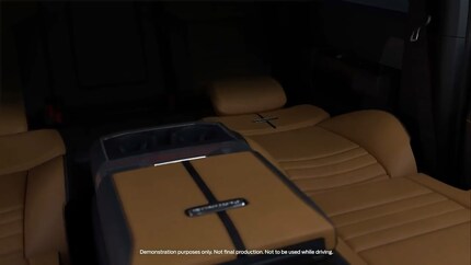 Bett im Auto. Ja bitte.