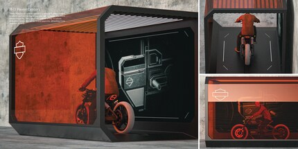 Le Harley-Davidson Power Center ne doit pas seulement être une station-service, mais aussi un support publicitaire