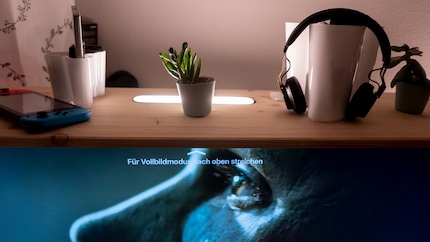 Bislang hatte ich am TV drei Lightbars im Einsatz.