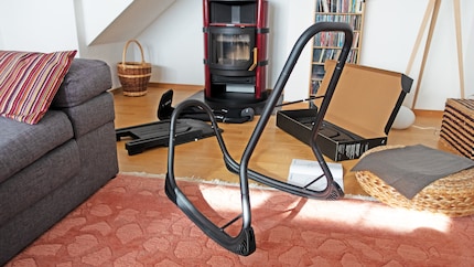 Fertig gesteckt und bereit für den Überzug.