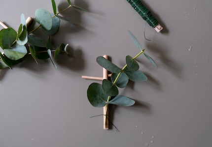 A green wire is less noticeable.