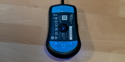 Grâce aux pieds en téflon, la Burst Pro glisse comme par magie.