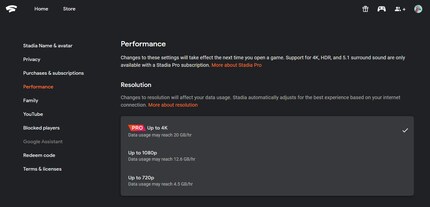 You can manually lower the resolution.
