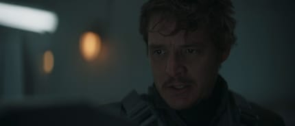 Din Djarin without a helmet in «The Mandalorian» - not an everyday image.