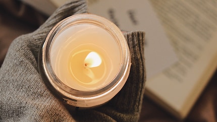 Don’t do this: this scented candle has been lit for too short a time too many times.