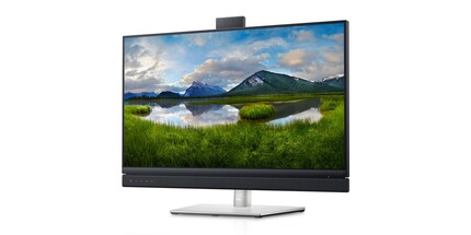 Der 27 Zoll große Dell Video Conferencing Monitor C2722DE