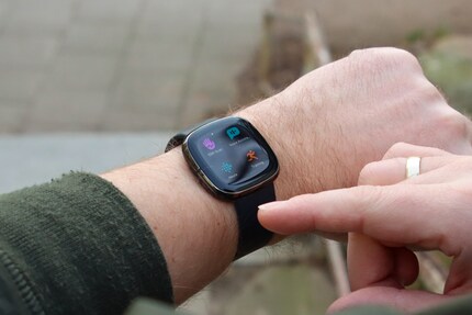 Die EDA-Messung ist als App auf der Sense installiert.