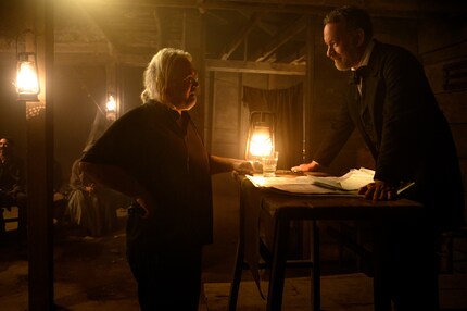 «Links: Paul Greengrass. Rechts: Tom Hanks.