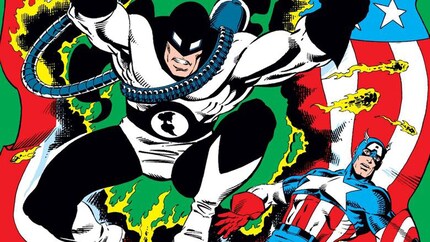 ... und er kämpft dort gegen die menschliche Flagge höchstpersönlich.