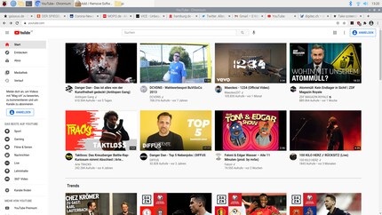 Bei Youtube musst du mit Ladezeiten rechnen.