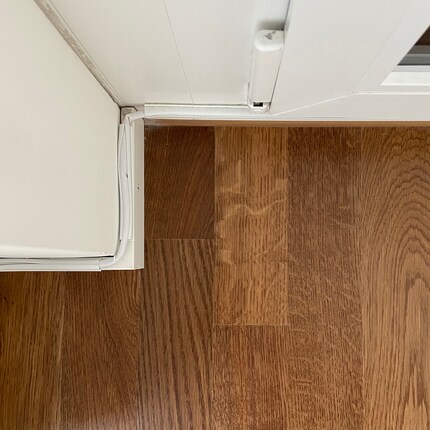 Diesen saugt der SpeedPro Max Aqua Plus mit nur einem «Wisch» und ohne mühsames Manövrieren auf.