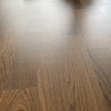 …und nach dem Wischen mit dem Kombigerät.