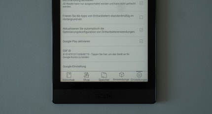 Via cette option, vous activez le Google Play Store.