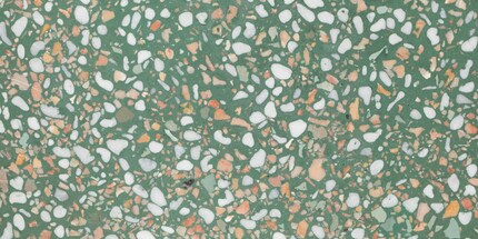 Visivamente, il battuto di terrazzo è molto variegato...