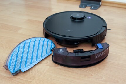 Zwei Einsätze zum Wischen oder Schrubben.