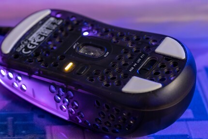 Die drei Gleitfüsse sogen für perfektes Rutschen.