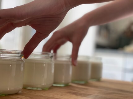 Vorbereitete Testkandidaten für den Blindtest