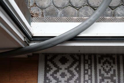 Schwachpunkt: Verbindungsschlauch.