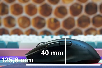 Die Masse in der Länge und Höhe. Sie gelten für Kone Pro Air und Kone Pro.