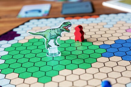 T-Rex. Der gefürchtete Endboss in «Saurvival».