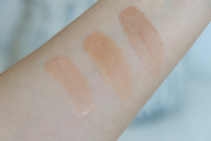 Le produit de soin se sépare des pigments.