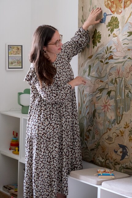 Ein Schmuckstück für die Wand: Teppiche sind auch Kunst.