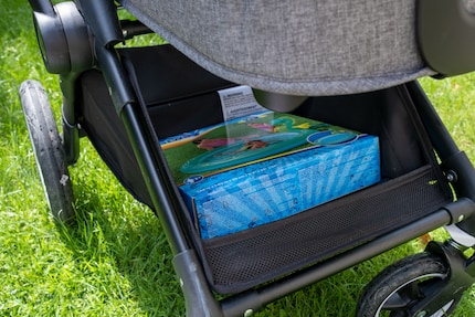 Il cestello da 36 litri può contenere una piccola spesa o una piscina gonfiabile.