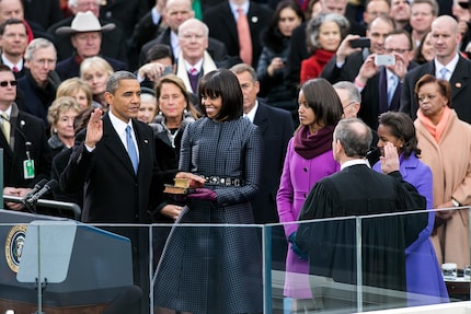 Der Designer Thom Browne hat schon Michelle Obama zur Vereidigung ihres Ehemannes Barack eingekleidet.