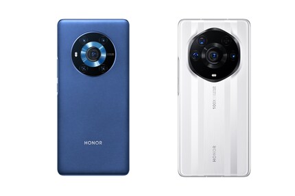 Das Honor Magic 3 (links) und das Magic 3 Pro Plus von hinten.