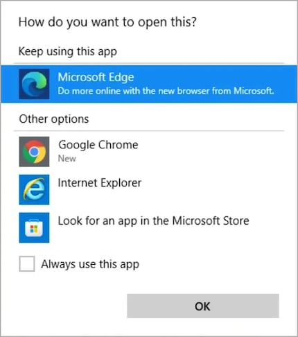 Diese Abfrage gibt es unter Windows 11 nur einmal.