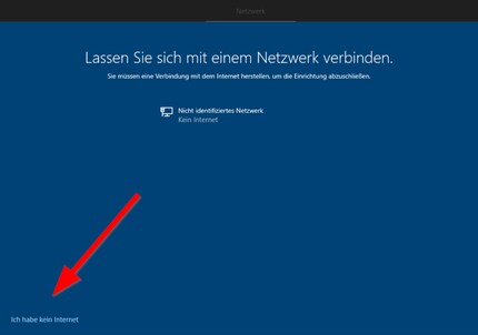 Auch ein Offline-Konto bei Ersteinrichtung von Windows zu erstellen, wird durch Microsoft erschwert.
