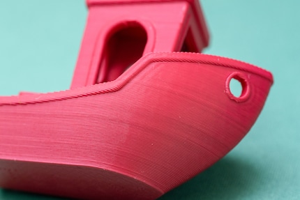 Die Schichten wurden schön gleichmässig aufgetragen.