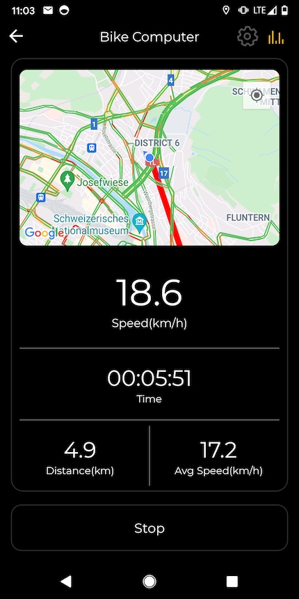 ...de suivre vos trajets et de les synchroniser avec Strava, Google Fit ou Apple Health.