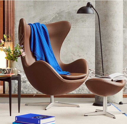 Questo modello di poltrona è uno dei primi mobili a richiamare l’immagine delle orecchie. Immagine: Fritz Hansen