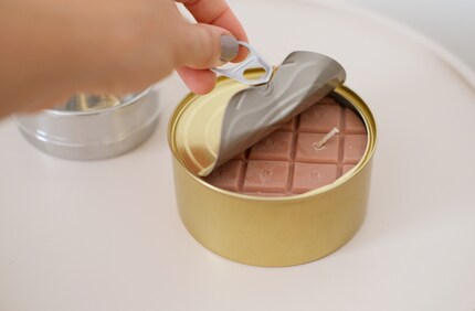 Die «brennende Delikatesse» wird in Litauen aus pflanzlichem Wachs handgefertigt.