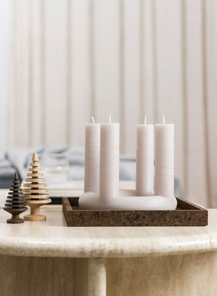 De l’art ou une bougie ? Lucia s’apparente presque à une sculpture. Photo : Broste Copenhagen