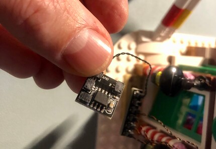Das Effects Board steuert, welche LEDs blinken oder statisch leuchten.