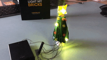 Geschafft, es leuchtet und blinkt.