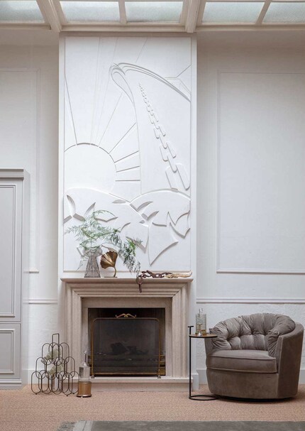 Les courbes rehaussent un intérieur.